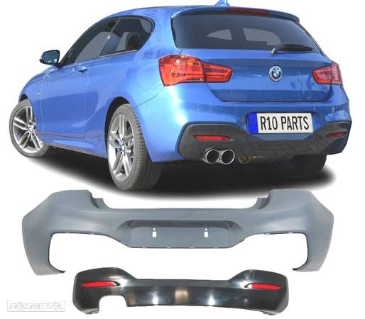 PARA-CHOQUE TRASEIRO PARA BMW F20 F21 15-19 LOOK M TECH - 1