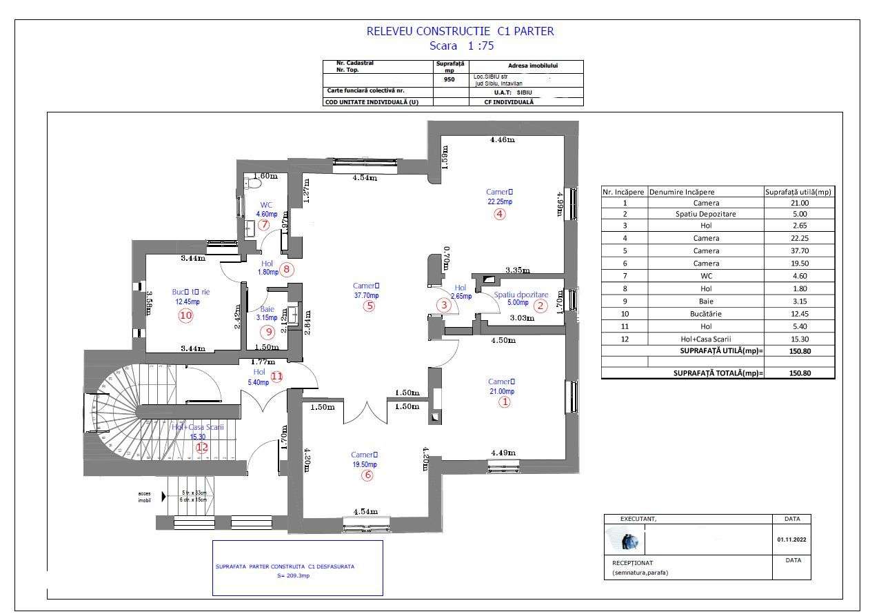 Vila de vanzare in zona centrala - Renovata complet-14