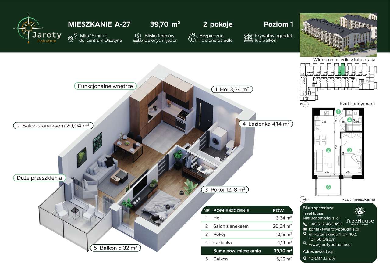 Jaroty Południe | mieszkanie 2-pok. | A-27 - Pełny obrazek: 2/9