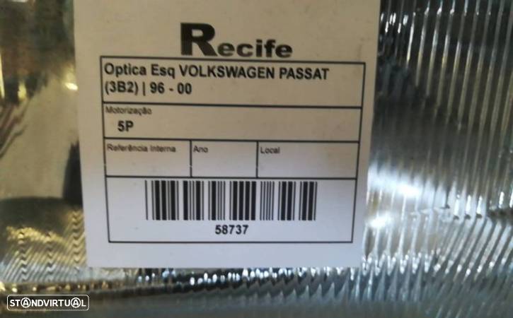 Optica Farol Esquerda Esq Volkswagen Passat (3B2) - 2