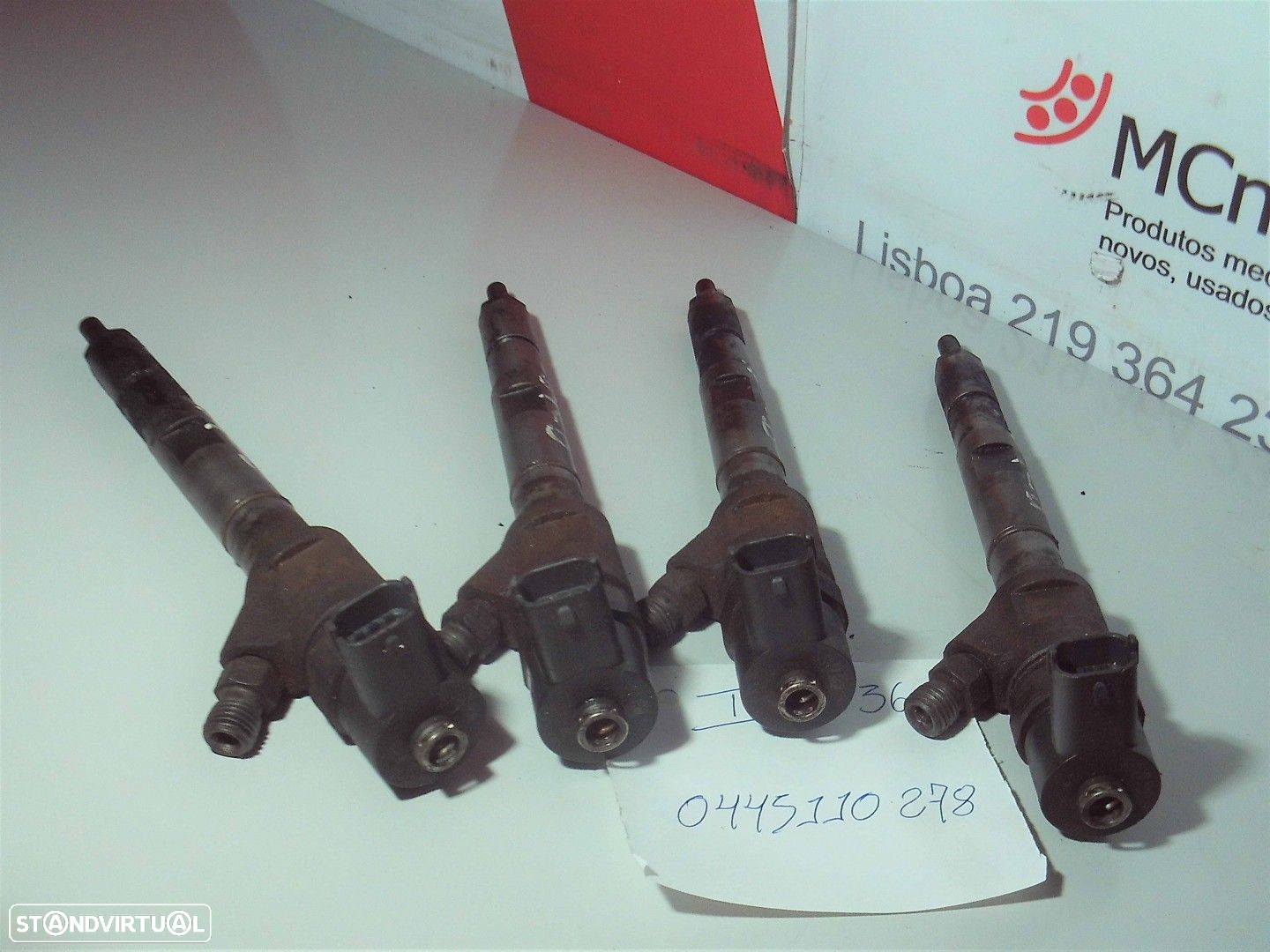 Injector Usado REF. 0445110278 - HYUNDAI/kia - 2.5CRD H1/Sorento | motor D4CB - 4