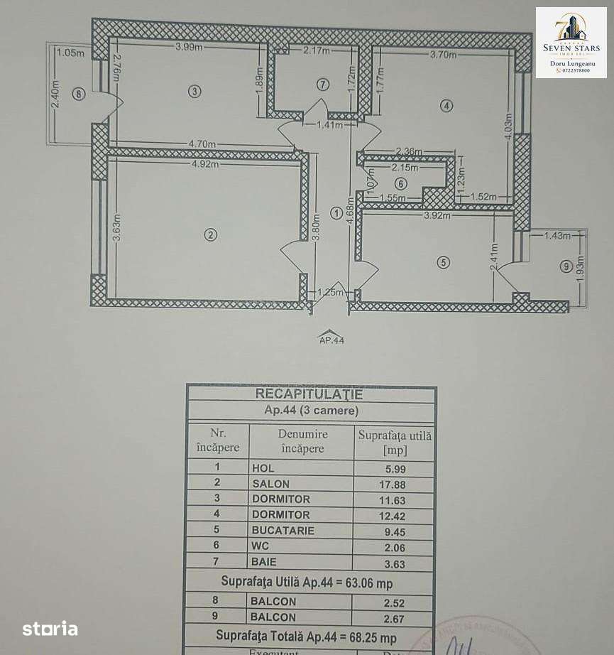 Vanzare Apartament 3 Camere Parcul Carol, Primaria Sect 5-12