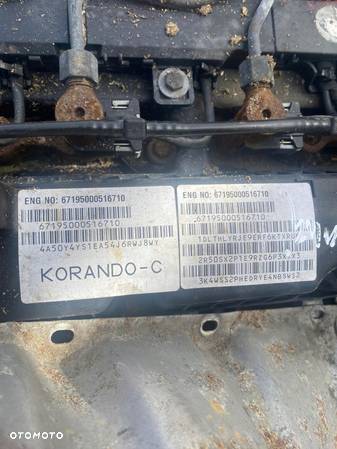 Silnik komplet Ssangyong Korando 2.0 e-xdi D20DTF D20T-002 175 KM 2011-2017 - 4