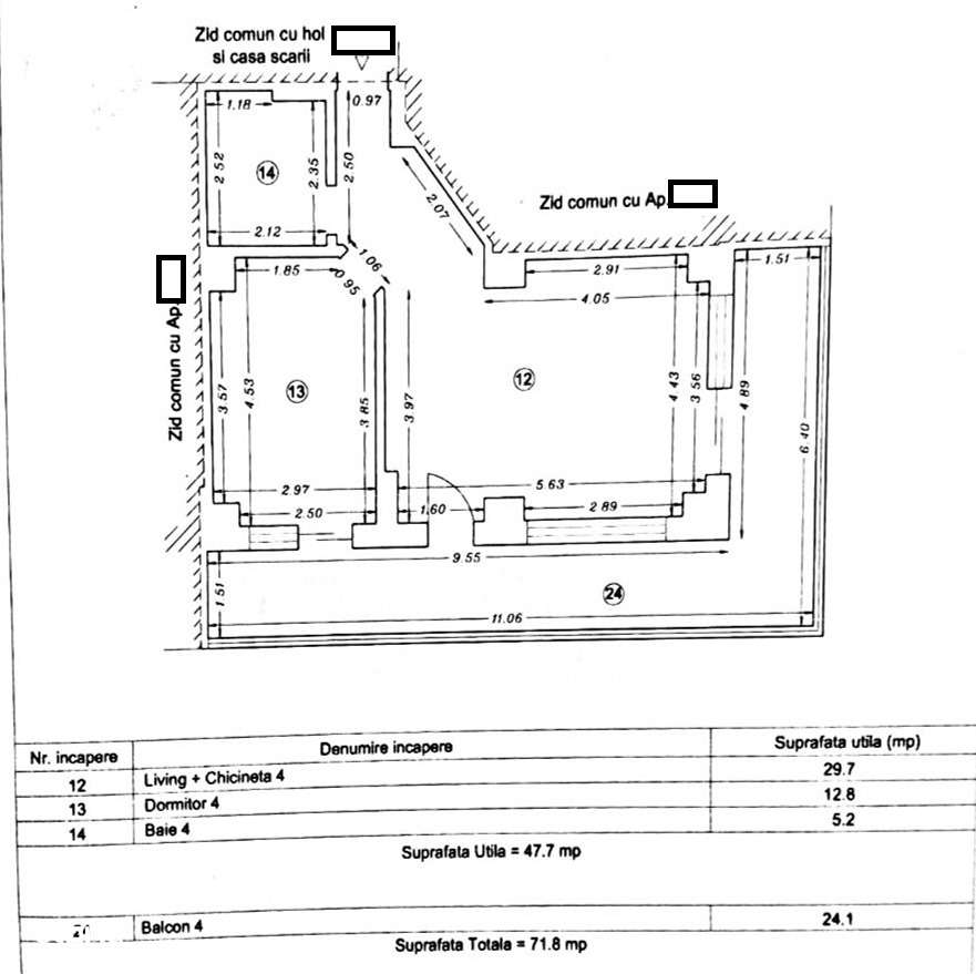 Apartament  2 camere  vedere la mare 138.000 euroMamaia Nord Promenada-19