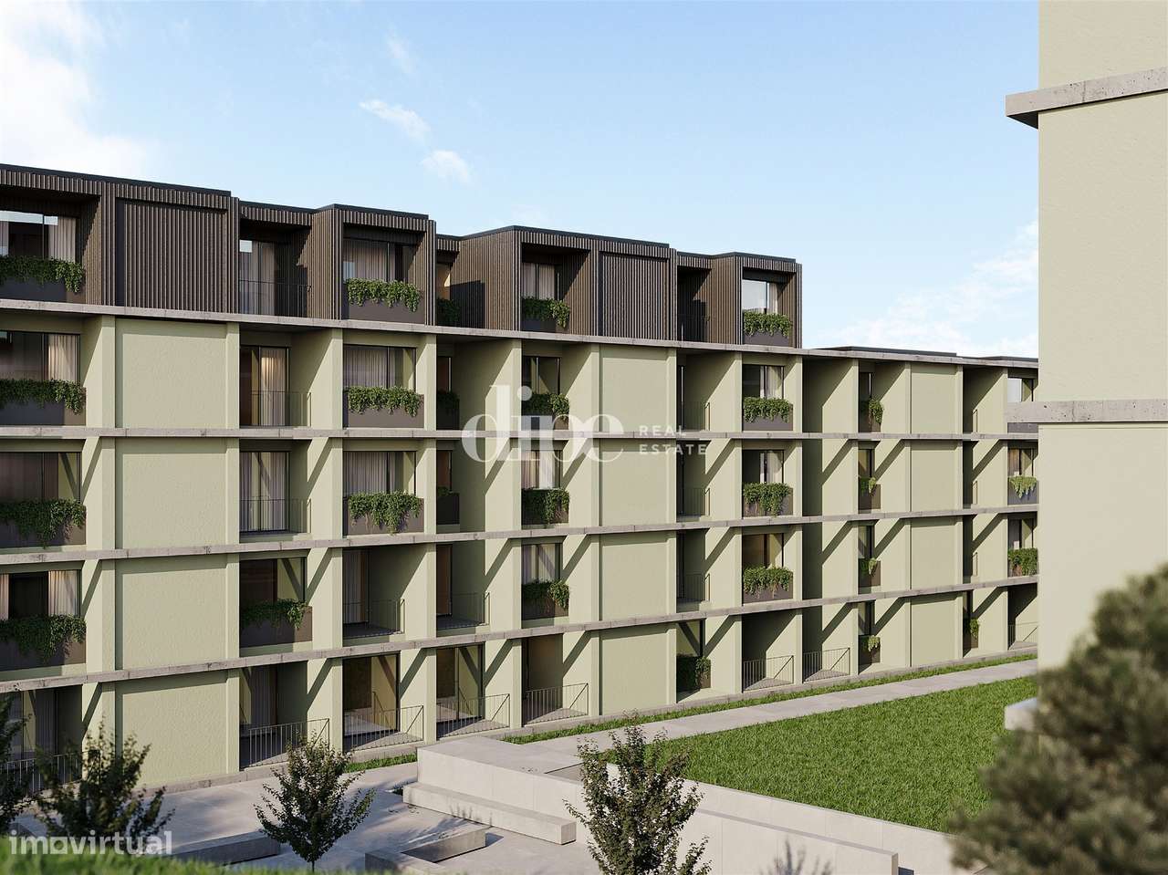 Apartamento T2 novo inserido no condomínio privado em Guimarães-10