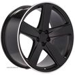 4x Czarne Felgi 21 m.in. do 5x112 PORSCHE Macan I II - FE023 (BY1120) - 2