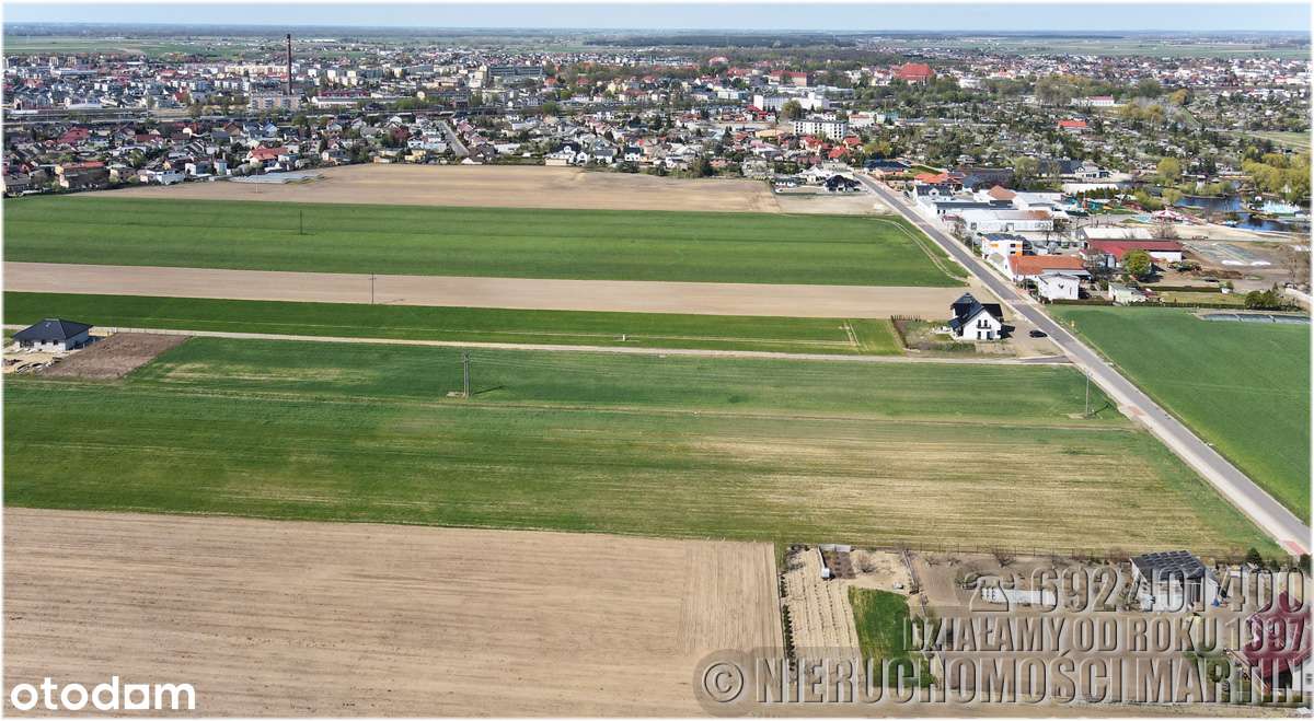 działka 1036 m2 front 30m media prąd woda kan. Gurostwo Kościan - Pełny obrazek: 5/8