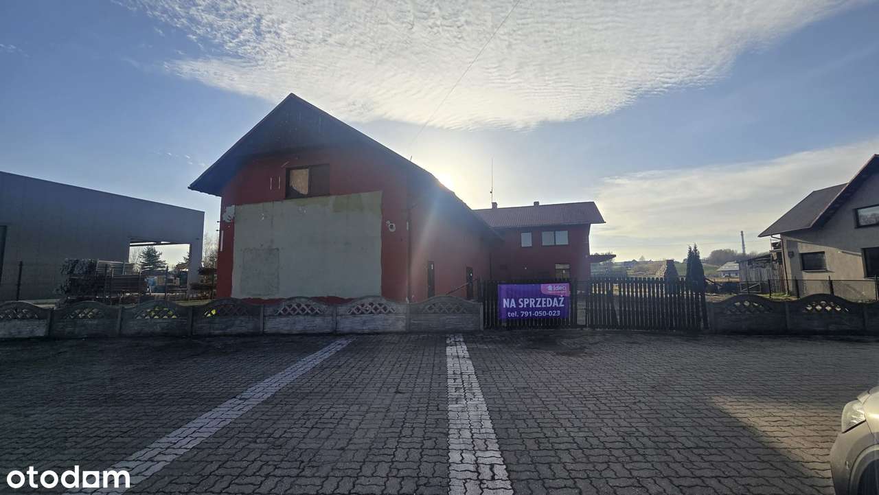 Budynek usługowy z dużym parkingiem, przy DK78! OFERTA 0%-7