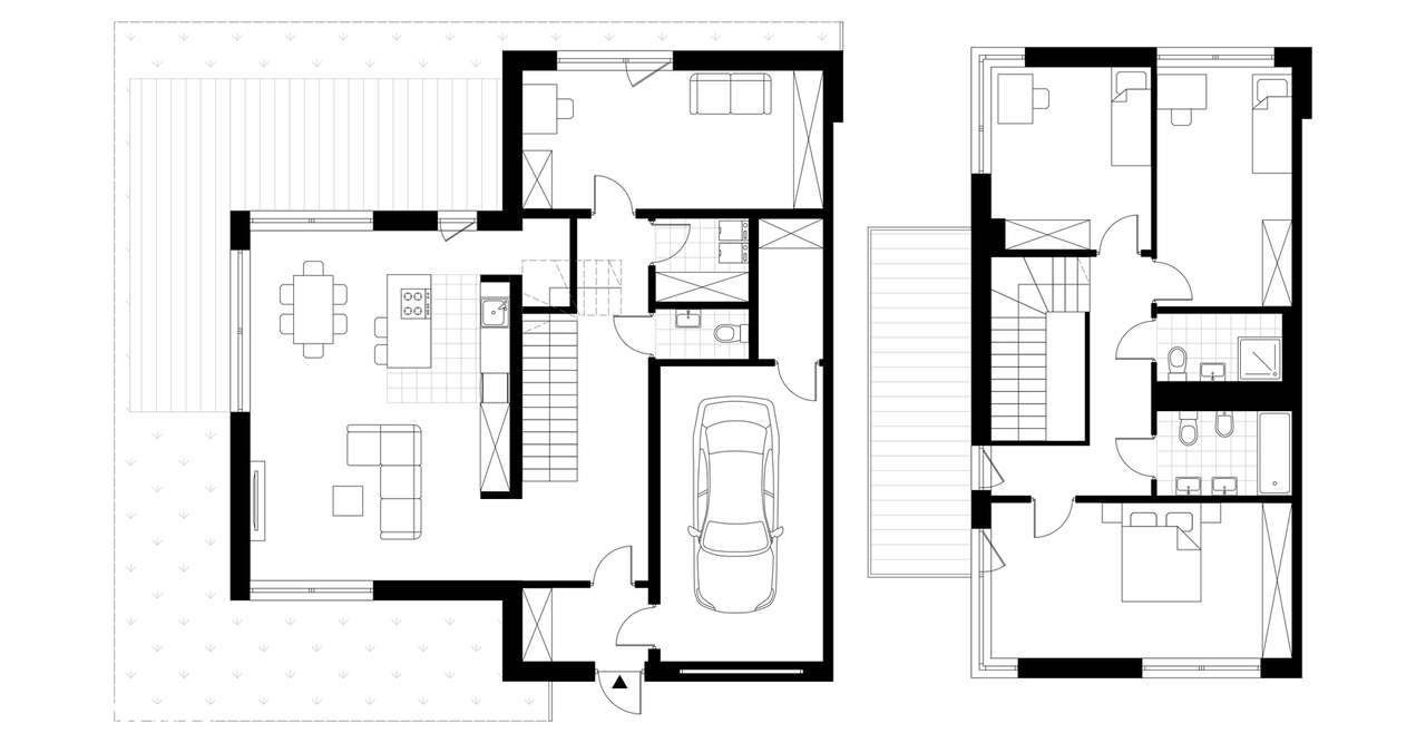 5-pokojowy dom 158m2 + ogródek Bezpośrednio - Pełny obrazek: 3/8