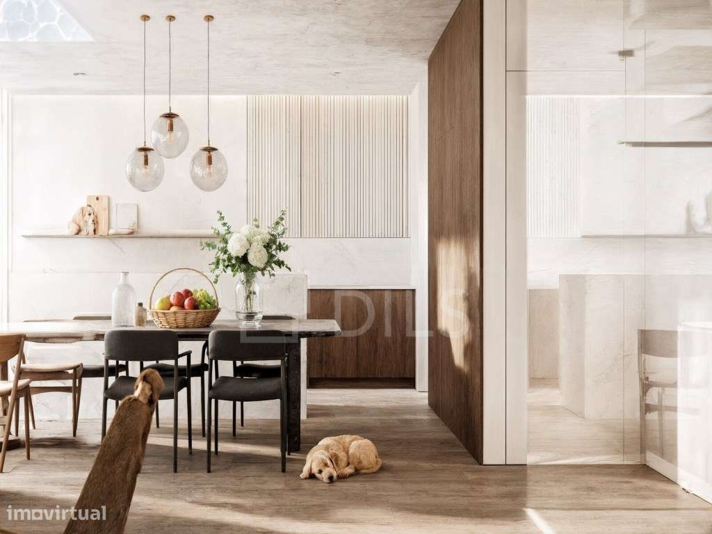 Moradia T5 +1 com terraço com piscina privada em Campo de Ourique - Grande imagem: 4/40