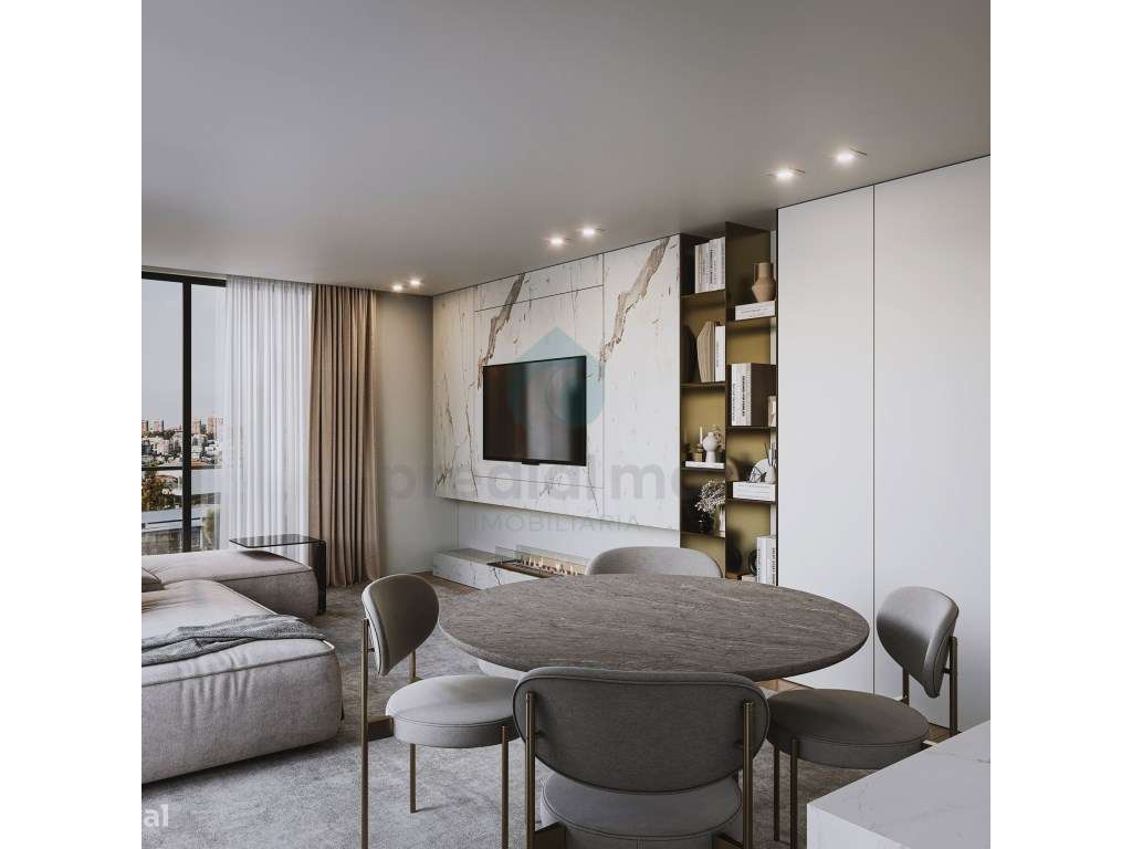 Fabuloso T1+1 no Edifício Douro Mar, Canidelo-8