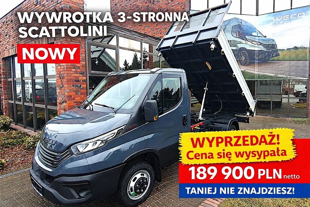 Iveco Daily 50C18 3,5t DMC WYPRZEDAŻ rocznika! Cena się wysypała - Z placu na budowę
