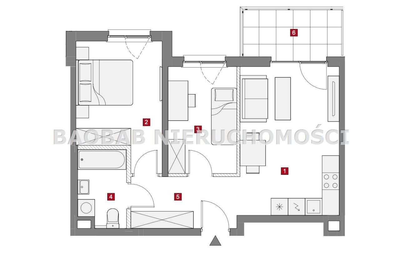 3 pokoje Metro Zachód gotowe-6