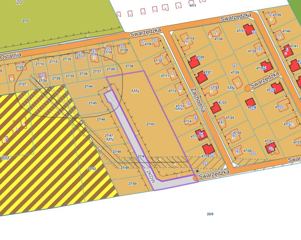 Duża działka pod zabudowę jednorodzinną i droga PRZETRG - Pełny obrazek: 4/6