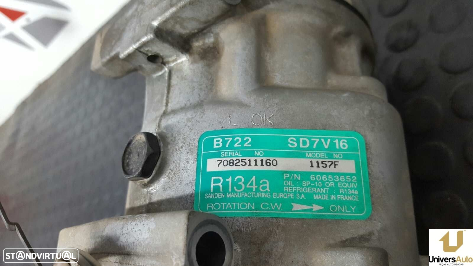 COMPRESSOR DE AR CONDICIONADO FIAT STILO (192) 1.8 16V DYNAMIC - 5