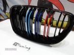 Grelha frontal BMW E92 / E93 06-10 M4 look / dupla lamina - 8