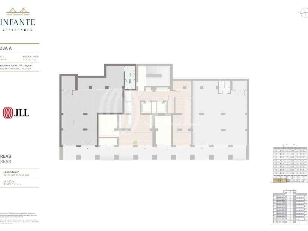 Loja no Infante Residence, em Lisboa - Grande imagem: 2/17