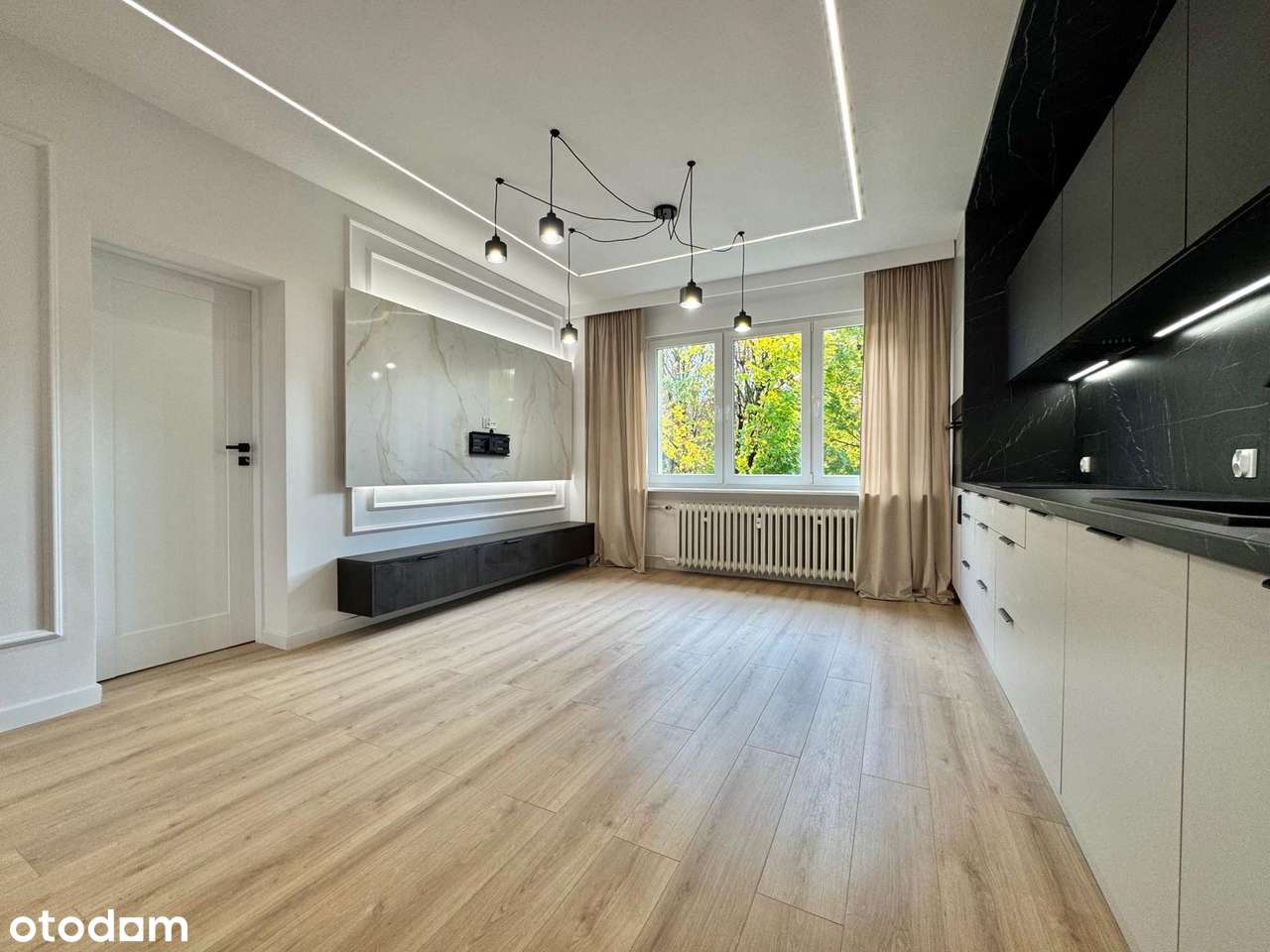 PIĘKNE 3 pok/dużo mebli w zabudowie,nowoczesne oświetlenie/II p/balkon - Pełny obrazek: 4/12