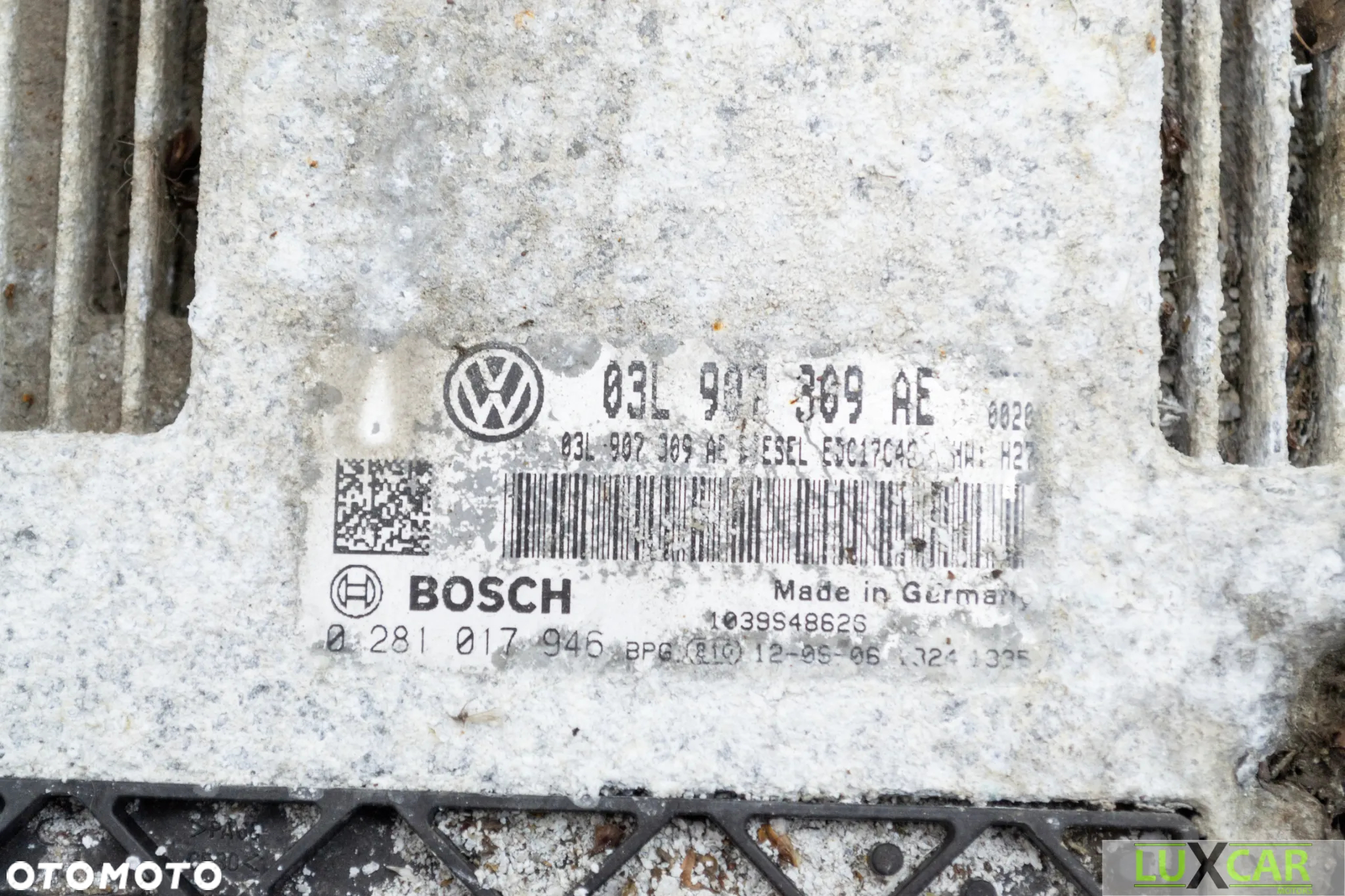 VW PASSAT B7 2.0 TDI KOMPUTER STEROWNIK SILNIKA ECU 03L907309AE GORLICE - 3