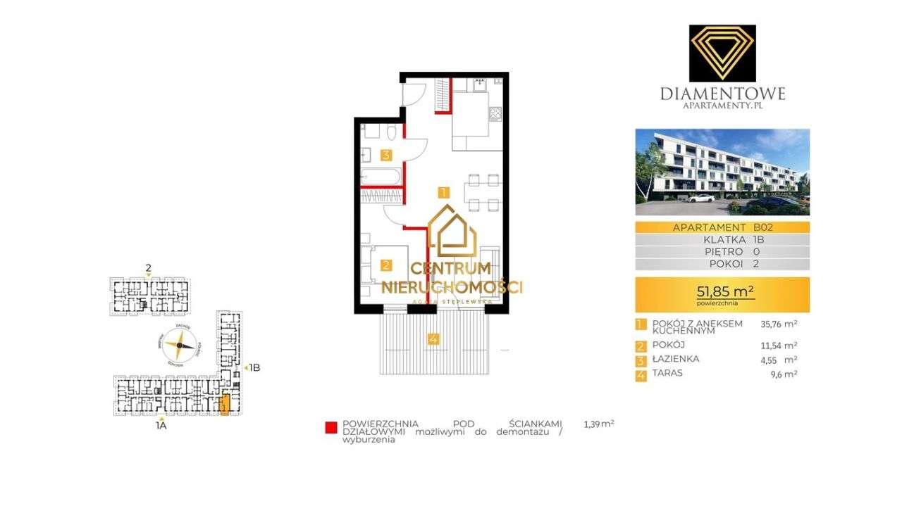 Nowoczesne apartamenty w centrum miasta - Pełny obrazek: 4/4