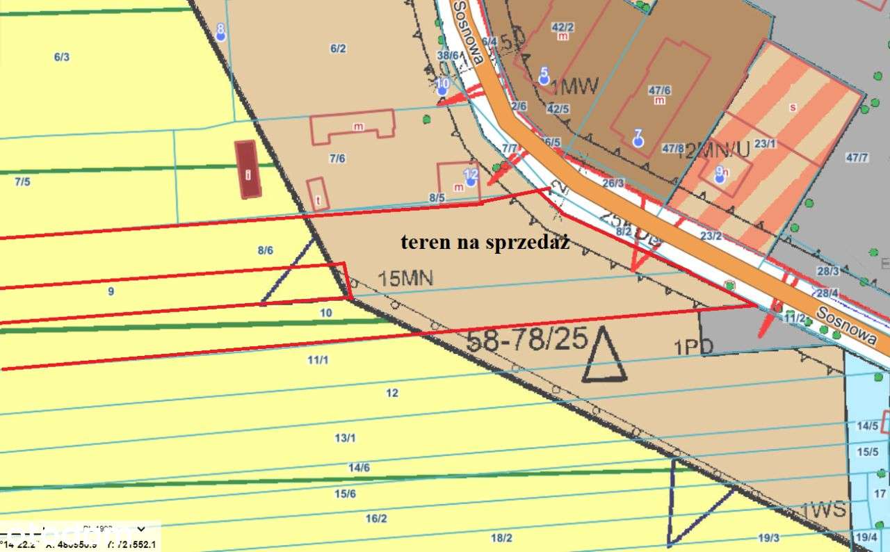 Działka budowlana Siedlce, ul. Sosnowa - Pełny obrazek: 2/6