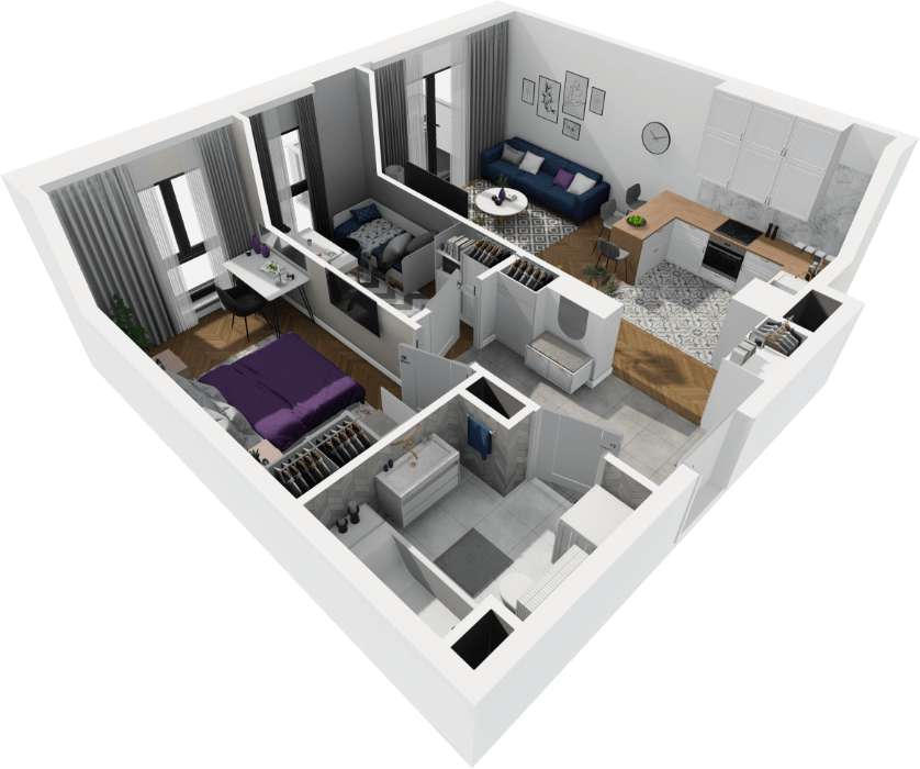 3 Pokoje - Ostatnie w takim układzie - Super CENA - Tramwaj 3 minuty-8