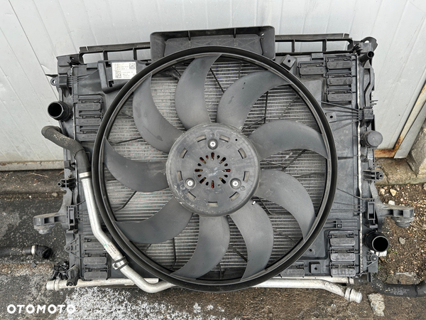 mercedes s222 lift S63 AMG c 217 chłodnice  woda Klima olejowa wentylator komplet chłodnic - 10