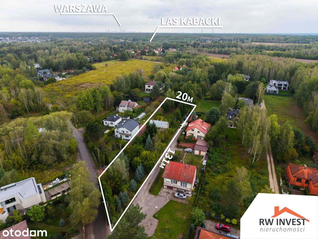 Działka budowlana z potencjałem – Konstancin, ul. Kołobrzeska / MPZP /-1