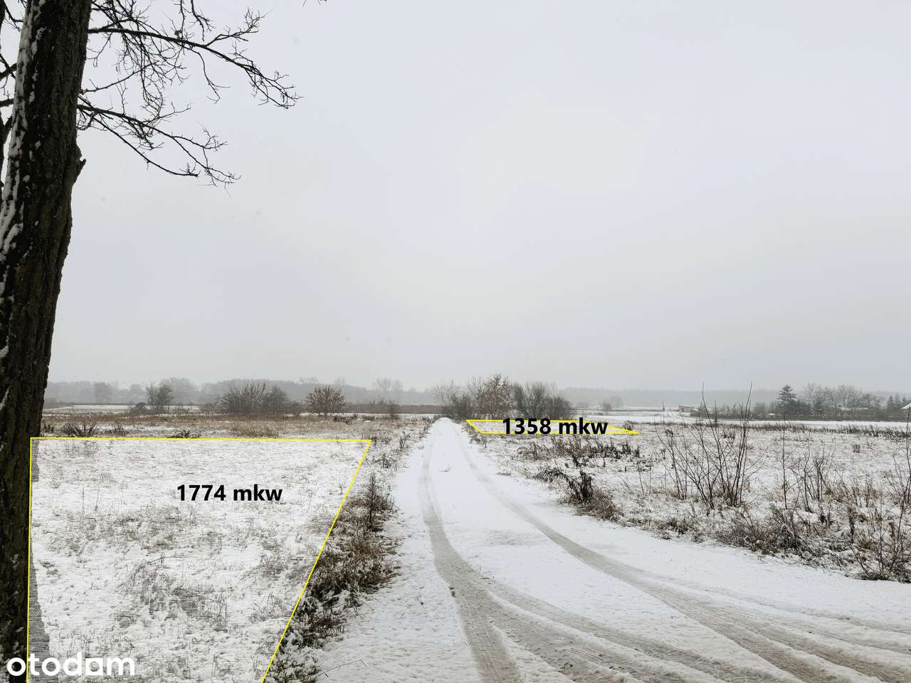 Działka budowlana 1358 lub 1774m² w MPZP; las, rzeka, prąd, woda-2