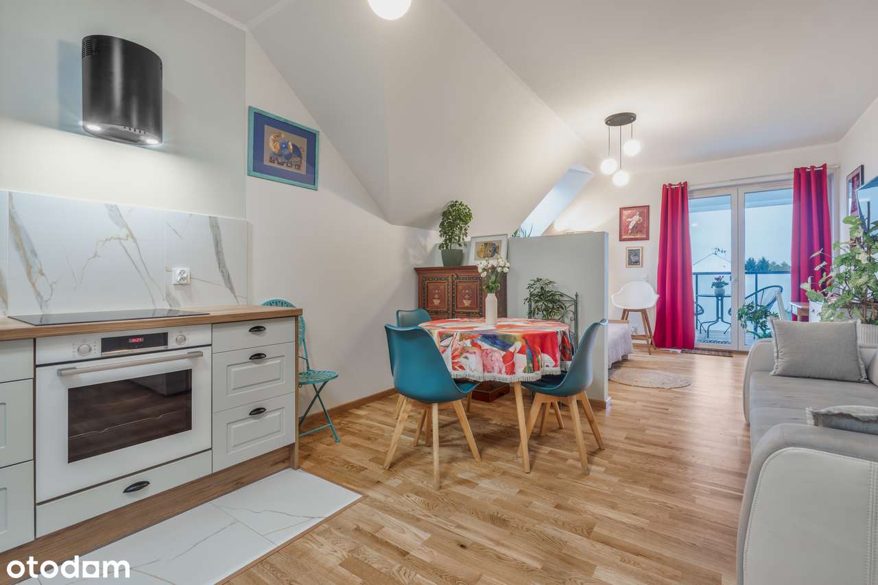 39 m² + poddasze/wysoki standard/loggia/MP+K-1