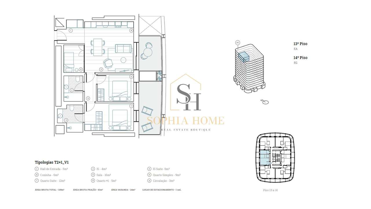 Apartamento T3 em Arca d'Água-16