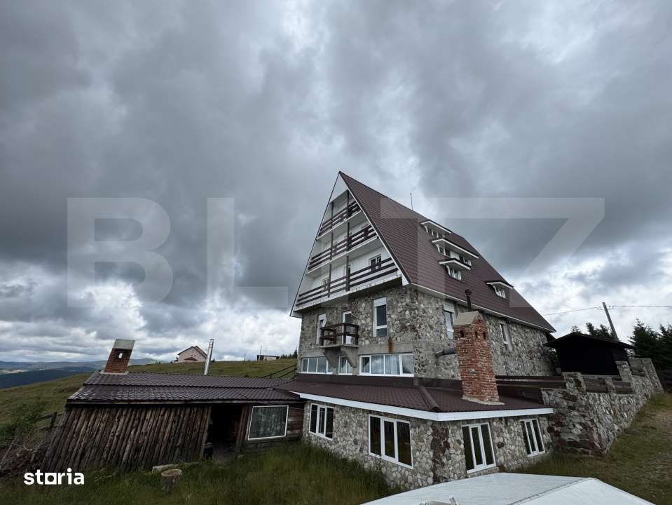 Proprietate turistica in Varful Roman – Horezu, vedere panoramica - Imagine principală: 3/19