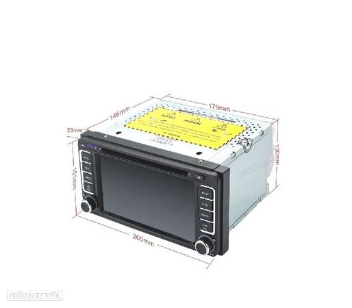 AUTO 2DIN RADIO GPS ANDROID 12 PARA TOYOTA CORROLLA YARIS VIOS RAV4 PARDO HILUX VERSO - 6