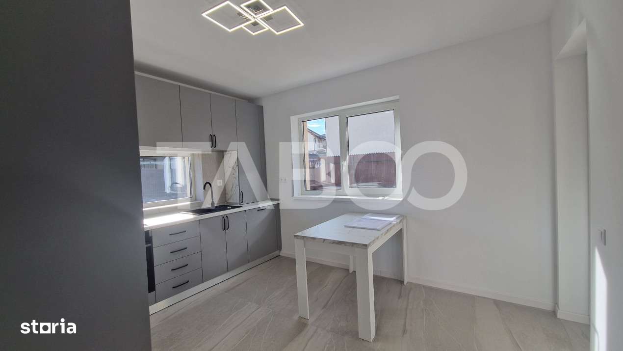 Casa moderna cu 4 camere 2 bai si curte in Selimbar zona rezidentiala - Imagine principală: 4/17