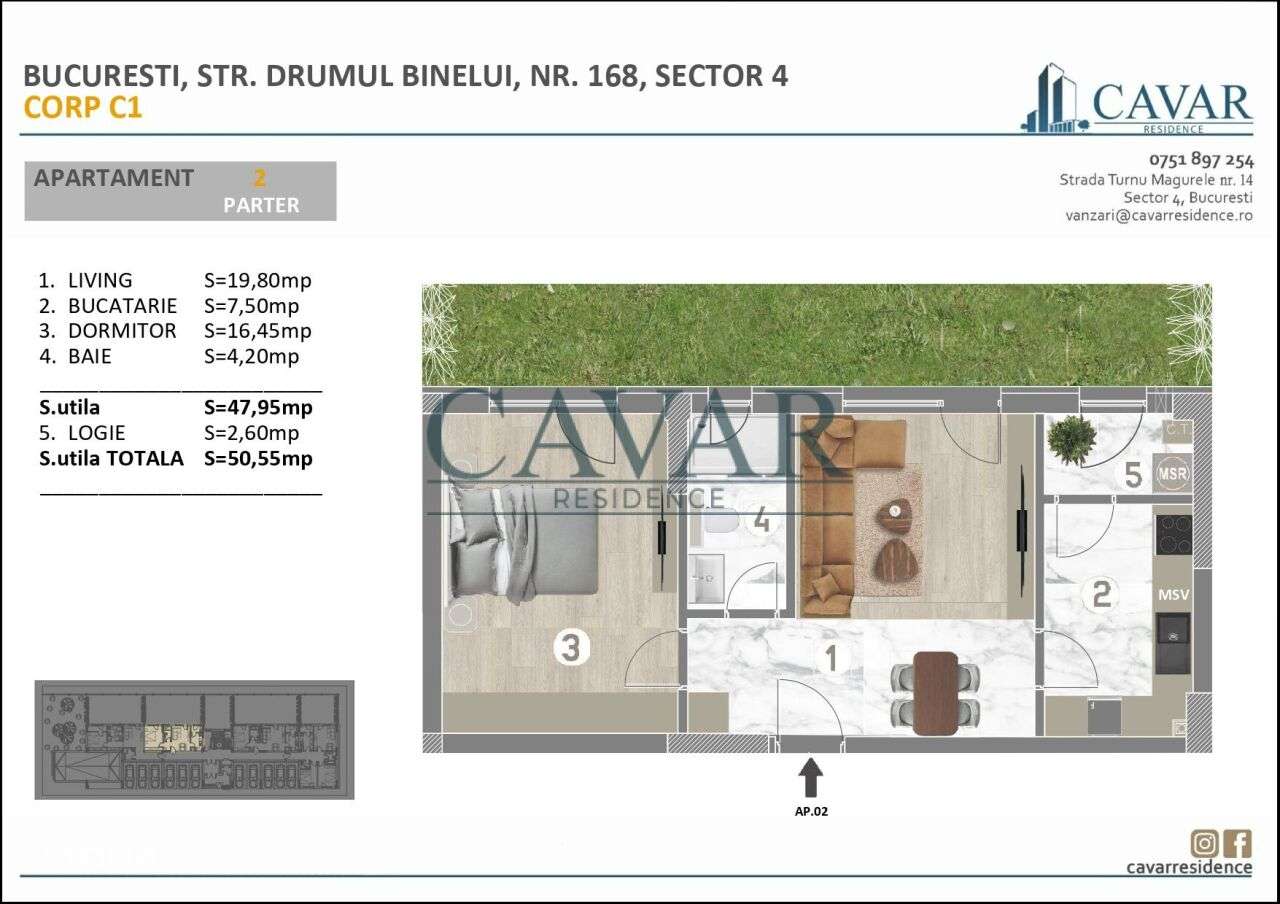 Proiect Cavar Residence Drumul Binelui 168