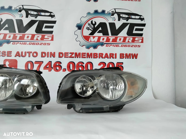 Far stanga dreapta faruri BMW seria 1 E87 Europa - 7