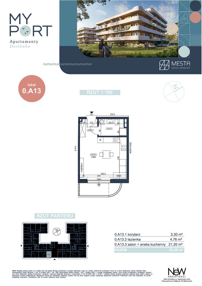 MyPort Apartamenty Darłówko - 0.A13