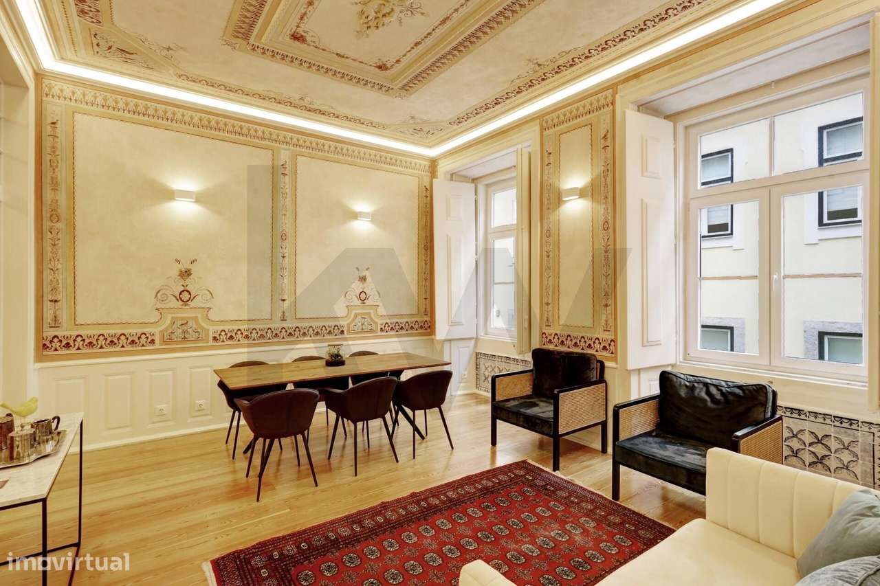 APARTAMENTO T3 DE CHARME NA BAIXA DE LISBOA - Grande imagem: 2/51