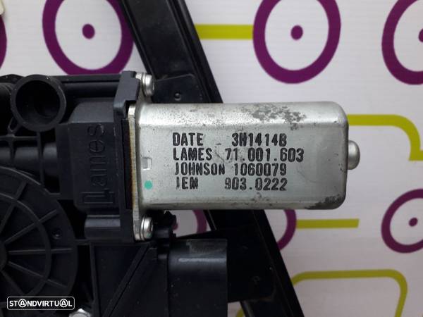 Motor de Elevador de Vidro Tr / Dto BMW Serie 1 2.0 D 143Cv de 2012 - Ref : 60803140 - NO330012 - 3