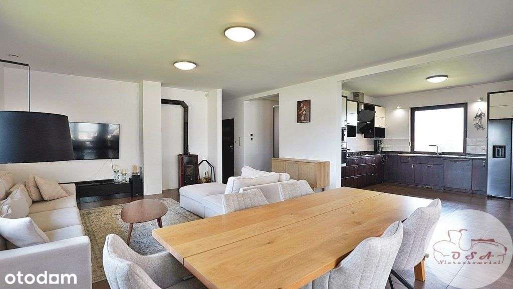 Parterowy wolnostojący duża działka Żabno Mosina-3