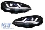 Faruri Osram Full LED compatibil cu VW Golf 7 VII (2012-2017) Crom - 3