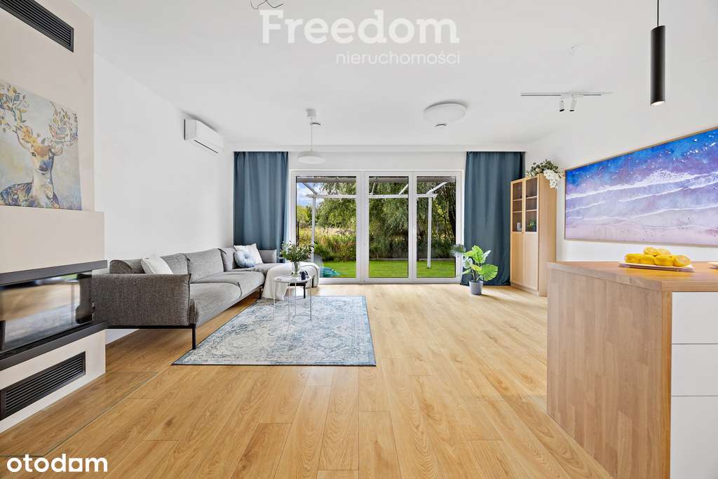 Nowoczesny segment z ogrodem i dużym poddaszem - Pełny obrazek: 1/18