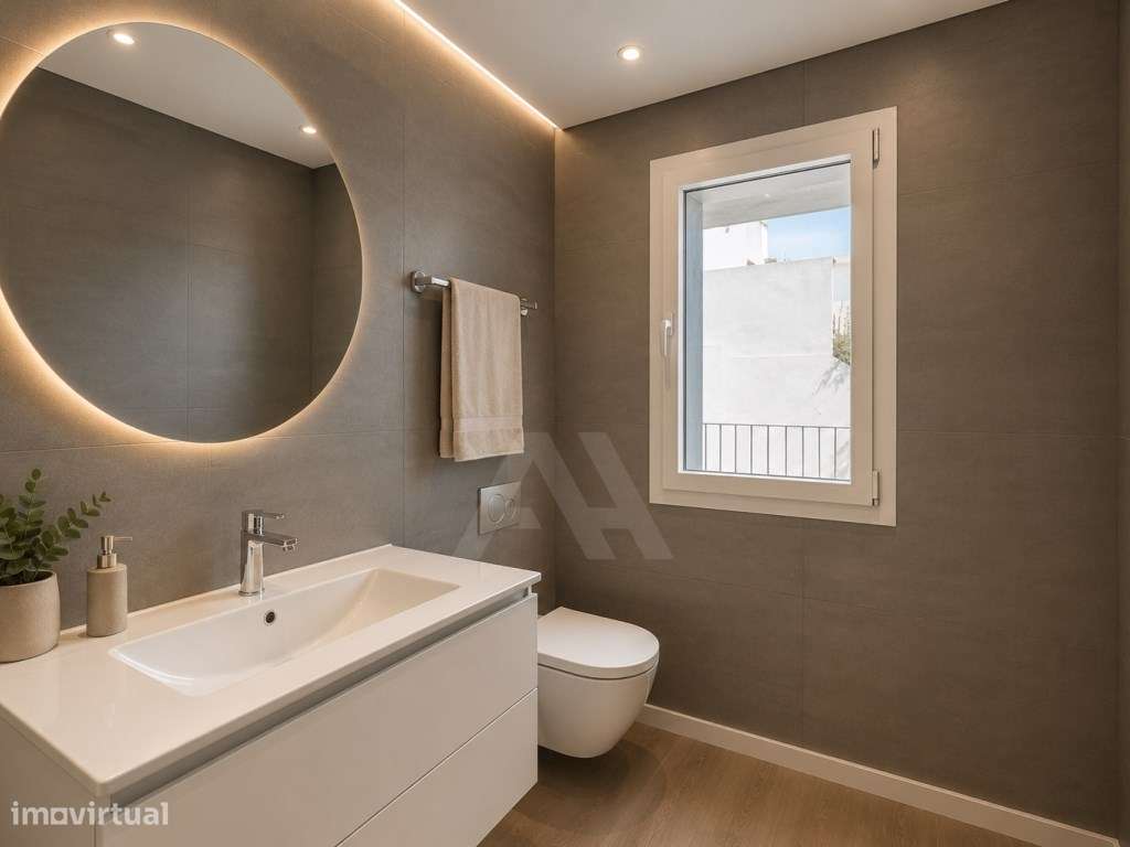 Moradia T5 na Amoreira com vista mar, piscina e jardim privativo-10