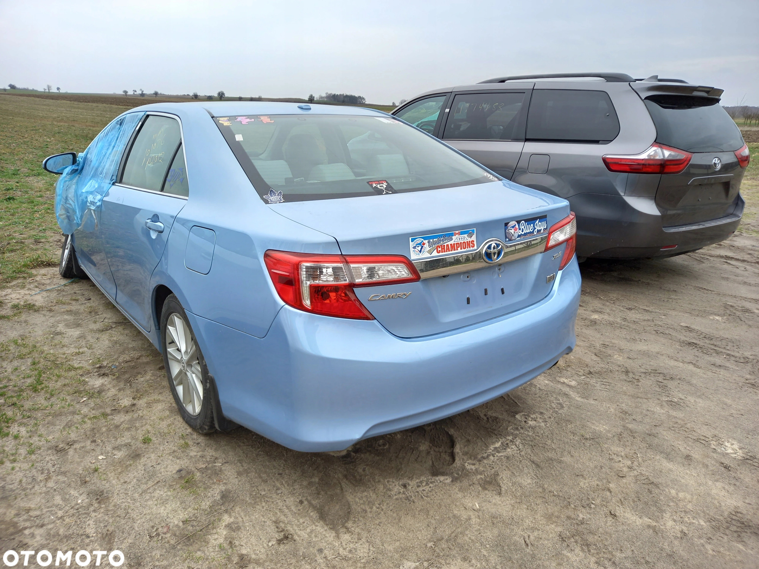 TOYOTA CAMRY VII chlapacz tył przód komplet 11-17 - 9