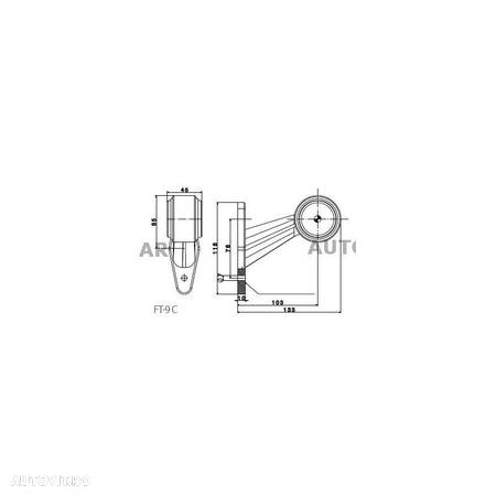 Lampa gabarit LED/stopuri/piese remorci/accesorii remorci - 2