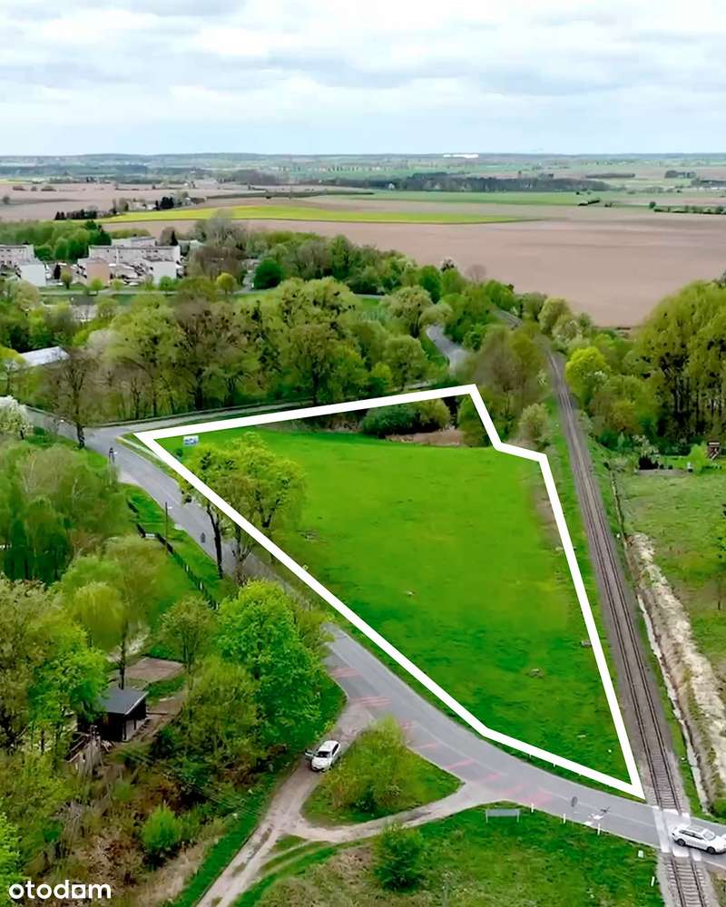 Działka 1,13 ha z warunkami na dwa warianty zabudowy i przyłączami! - Pełny obrazek: 5/8