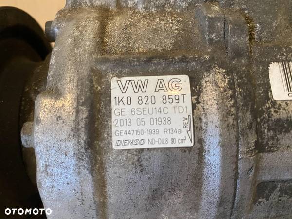 Sprężarka klimatyzacji Volkswagen Audi Seat Skoda 1K0820859T OE - 2