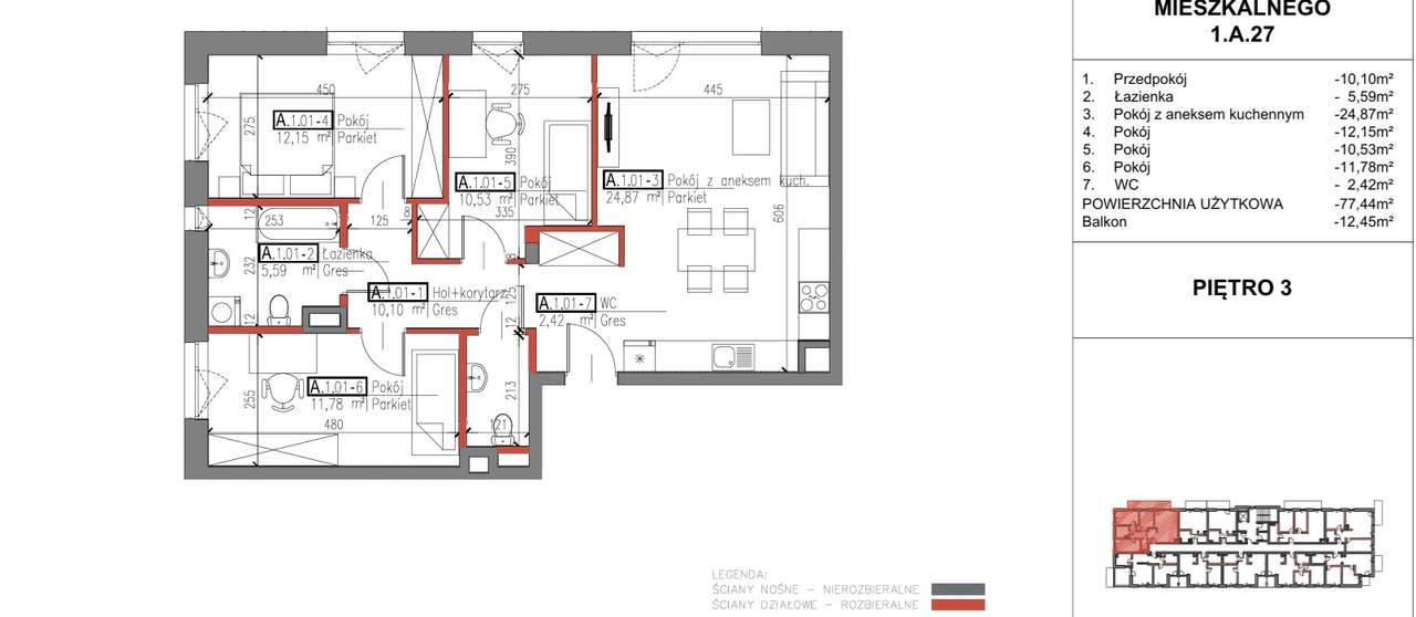 Piaseczno Residence – dwustronne 4-pokojowe mieszkanie z tarasem-1