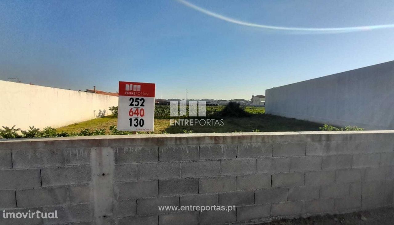 Venda de Terreno para construção com 950m2, Gandra, Esposende