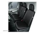 Husa bancheta cu doua locuri Practical DV2 Trafic imitatie piele neagra, pentru Nissan Primastar I, Opel Vivaro, Renault Trafic 2 - 2